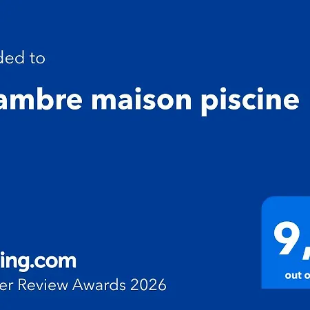 Alojamento de Acomodação e Pequeno-almoço Maison Piscine 3*